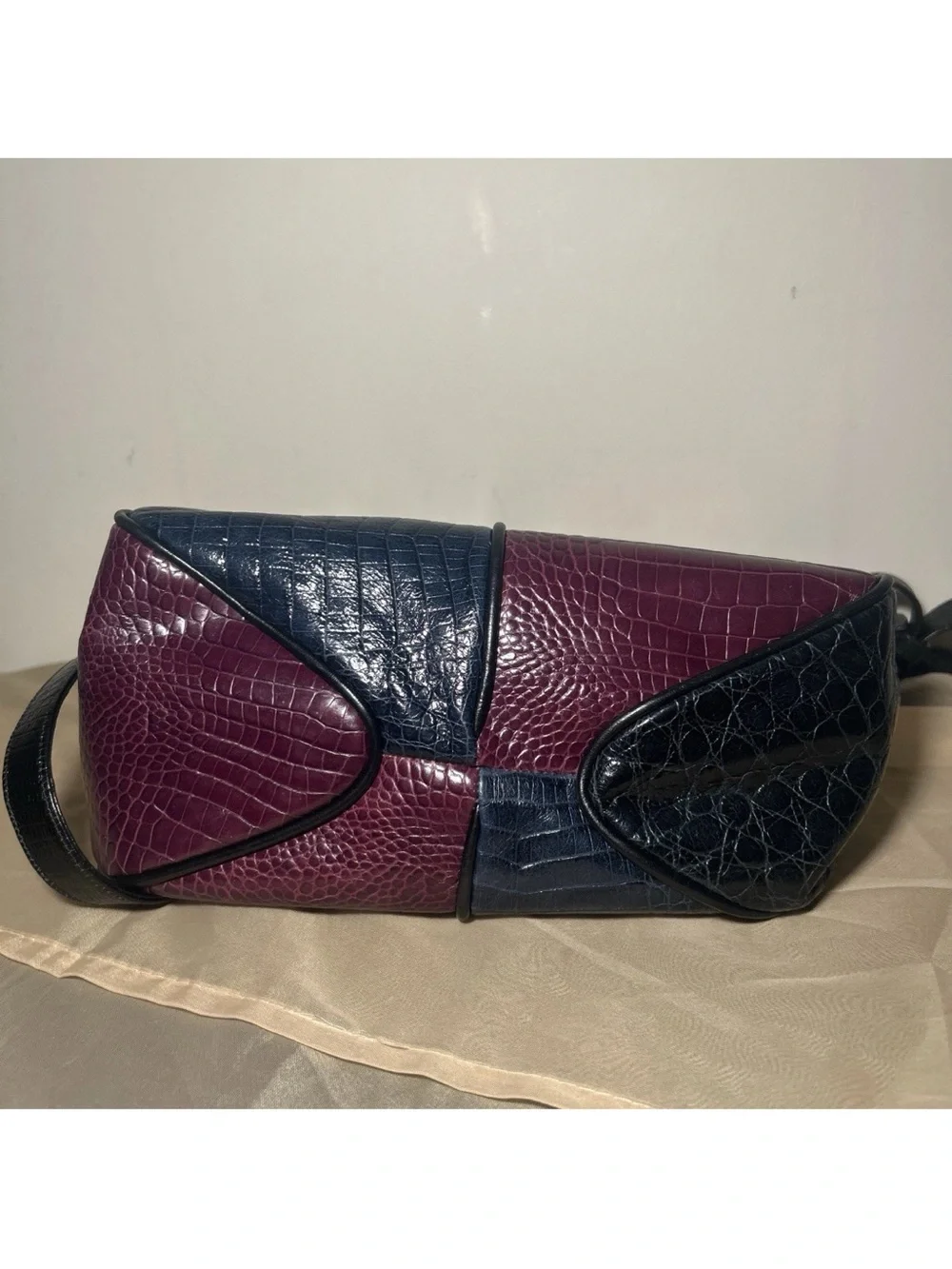 Vintage Sharif Colorful Patchwork Purse